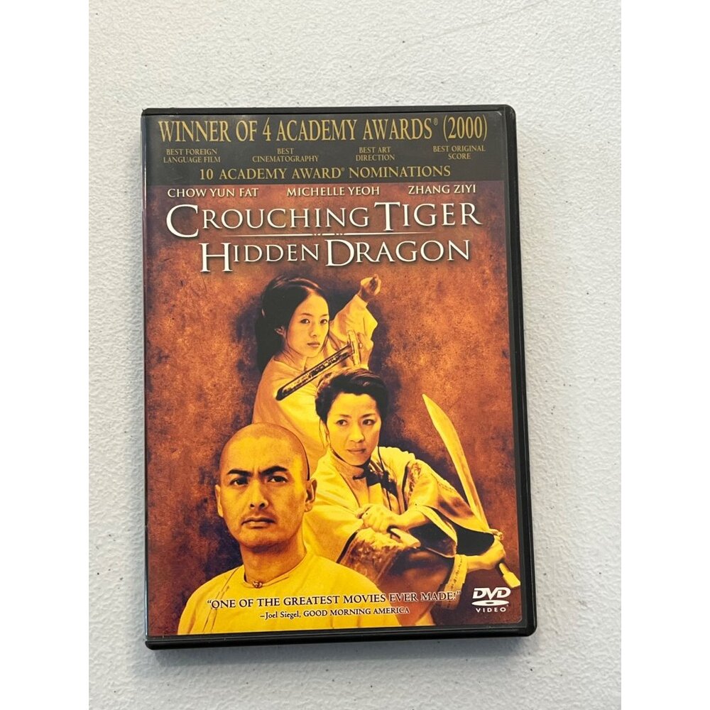 Crouching Tiger Hidden Dragon 2000 DVD Action Movie Pre-Owned